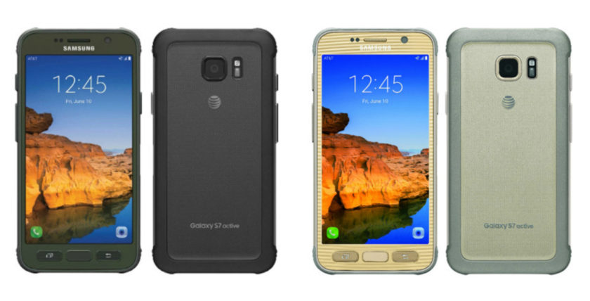 Galaxy S7 Active مشکی طلایی