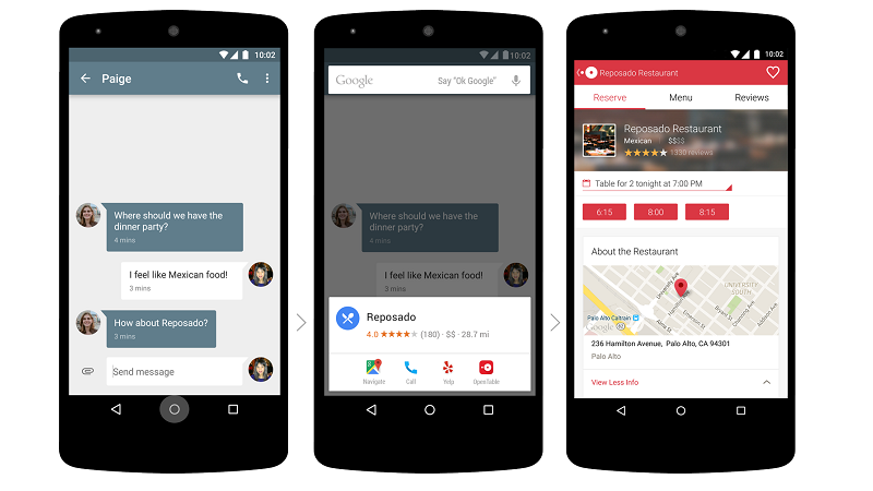 android-m-google-now-on-tap 10 ویژگی جدید در اندروید M