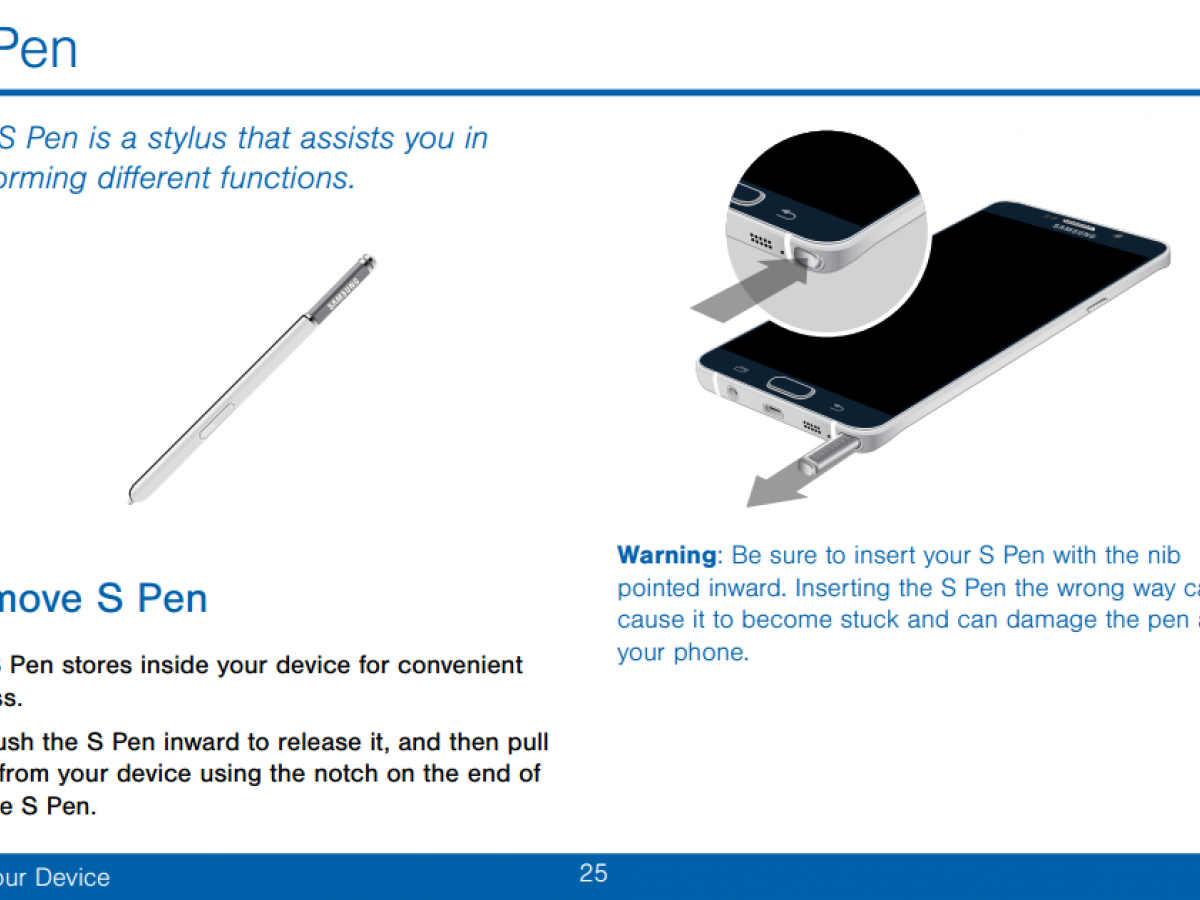 بیانیه سامسونگ درارتباط با مشکل طراحی قلم S در Galaxy Note5