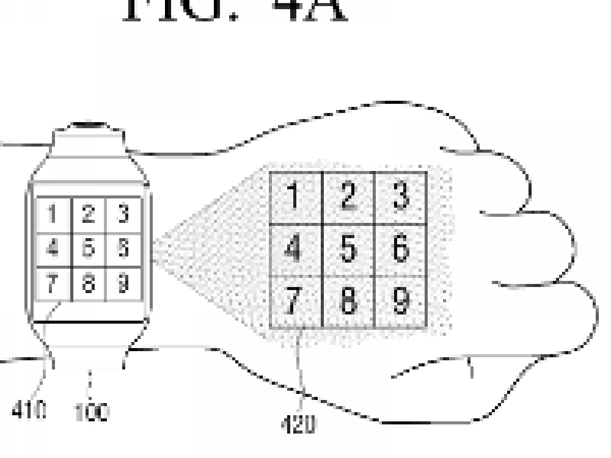 ایده ساعت هوشمند Samsung برای تبدیل دست به نمایشگر لمسی
